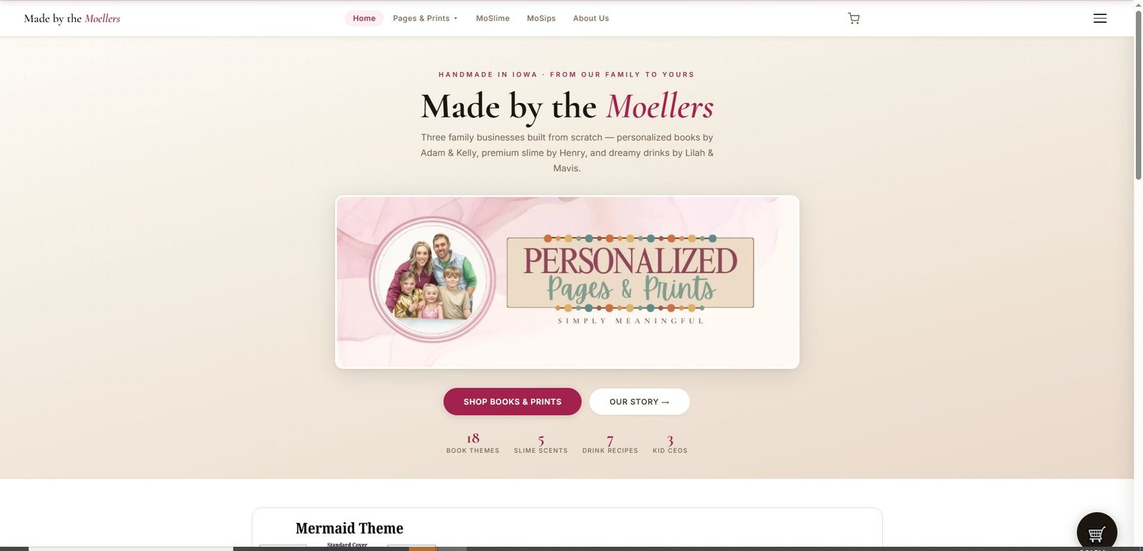 Made by the Moellers website